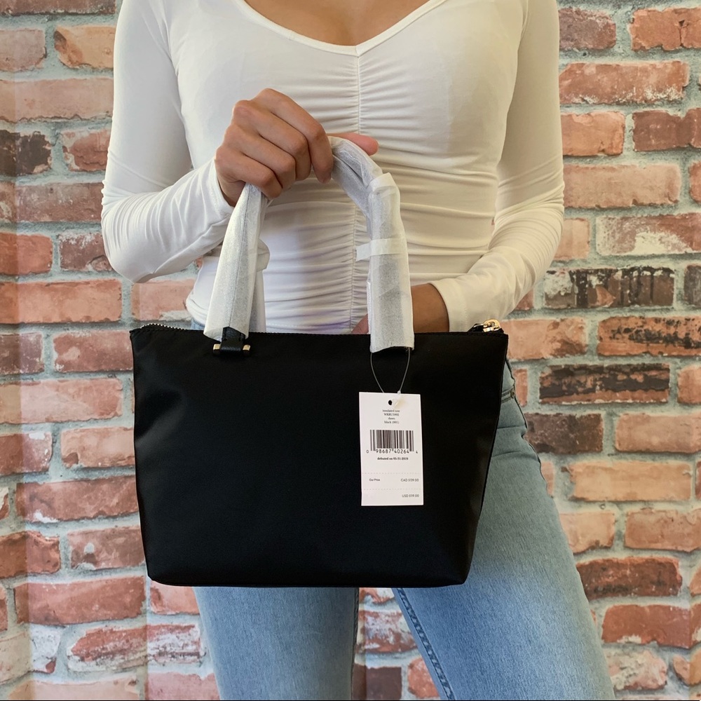 Kate spade MINI insulated tote bag black in NYLON - Picture 4 of 7